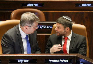 בצלאל סמוטריץ', יואב קיש (צילום: נועם מושקוביץ, דוברות הכנסת)