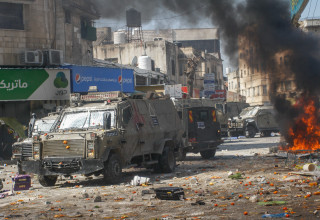 כוח צהל בשכם (צילום: נאסר אישתיה, פלאש 90)