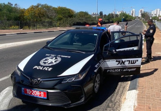 ניידת משטרה. אילוסטרציה (צילום: אבשלום ששוני)