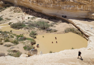 מטיילים בשמורת עין גדי (צילום: בעז שיזף)