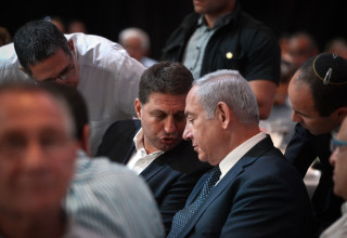 בנימין נתניהו, חיים ביבס (צילום: פלאש 90)