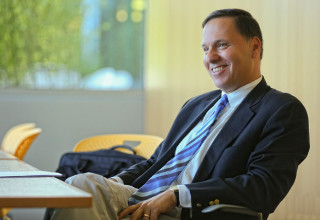 נשיא אוניברסיטת ברנדייס רונלד ליבוביץ (צילום:  Mike Lovett)