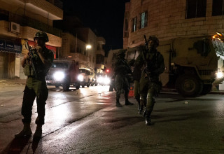 כוחות צה"ל ברמאללה (צילום: דובר צה"ל)