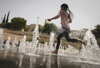 גל חום בירושלים (צילום:  הדס פארוש, פלאש 90)