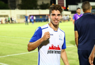 שחקן מכבי פתח תקוה מנור סולומון (צילום: לירון מולדובן)