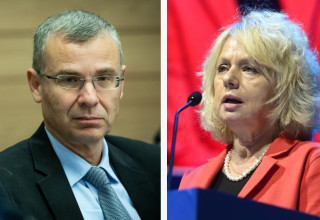 יריב לוין, גלי בהרב מיארה (צילום: אבשלום ששוני,יונתן זינדל פלאש 90)