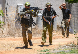 כיתת כוננות רבשצים קיבוץ מלכיה  (צילום: אייל מרגולין, פלאש 90)