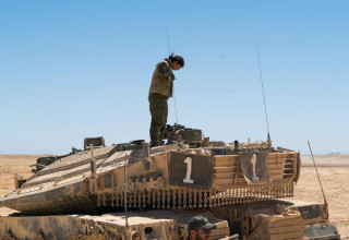 סרן ק' מפקדת בפלוגת טנקיסטיות (צילום: דובר צה"ל)