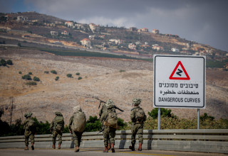 כוחות צה"ל בגבול לבנון (צילום:  David Cohen/Flash90)