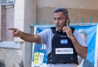 אלון דוידי בשדרות  (צילום: יוסי אלוני)