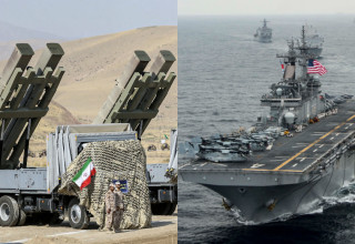 צבא ארה"ב מול צבא איראן (צילום: WANA (West Asia News Agency) via REUTERS,Craig Z. Rodarte/Handout via Reuters)