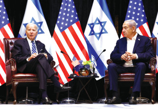 בנימין נתניהו וג'ו ביידן (צילום:  רויטרס)