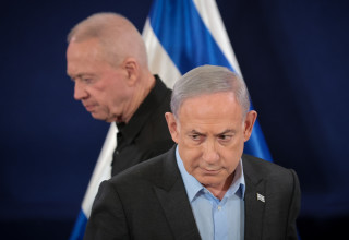 בנימין נתניהו, יואב גלנט (צילום: נועם רבקין פנטון, פלאש 90)