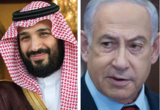 בנימין נתניהו, מוחמד בן סלמאן (צילום: רויטרס,יונתן זינדל פלאש 90)