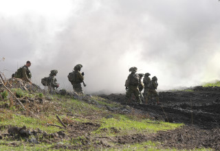מילואימניקים בצפון במלחמת "חרבות ברזל" (צילום: איל מרגולין, פלאש 90)