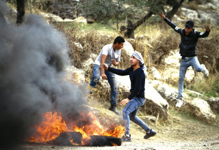 פלסטינים (צילום:  נאסר אישתיה, פלאש 90)