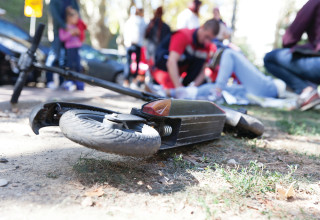 תאונת קורקינט אילוסטרציה (צילום: אינגאימג)