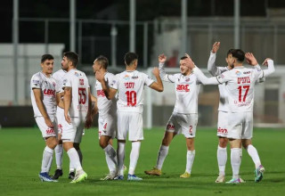 תומר יוספי סידר להפועל חיפה יתרון (צילום: לירון מולדובן)