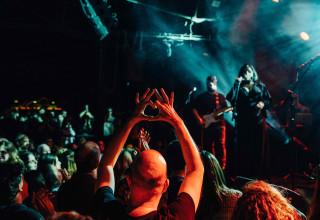 הופעה במועדון הבארבי (צילום: אורית פניני)