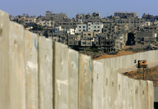גבול ישראל-מצרים-עזה (צילום: REUTERS/David Silverman)