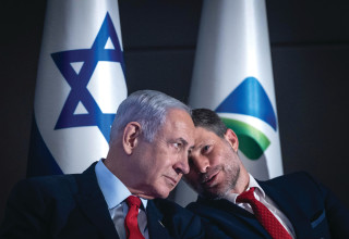 בצלאל סמוטריץ', בנימין נתניהו (צילום: חיים גולדברג, פלאש 90)