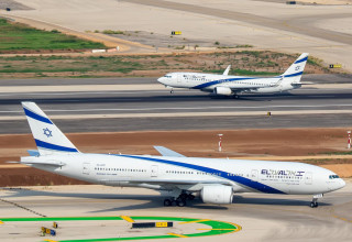 מטוסי אל על (צילום: עידו וכטל)