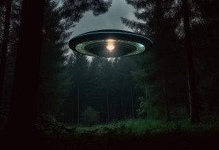 חללית, חייזרים, אילוסטרציה (צילום: אינג'אימג')