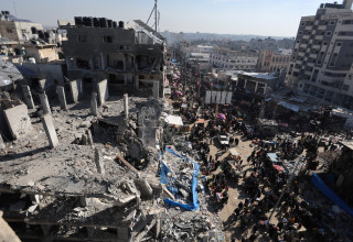 עזה (צילום: REUTERS/Ibraheem Abu Mustafa)