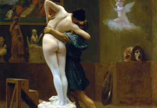 פיגמליון וגלתיאה שצייר ז'אן-לאון ז'רום (צילום:  ללא)
