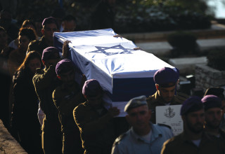 הלוויה צבאית (צילום: חיים גולדברג, פלאש 90)