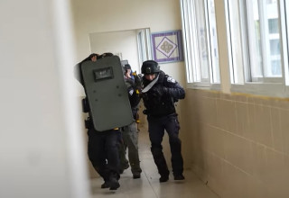 משטרת ישראל בפעולה (צילום: דוברות המשטרה)