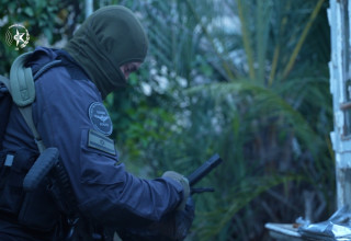 המבצע נגד ארגון הפשיעה בכרי (צילום: דוברות המשטרה)