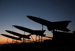 כטב"ם איראני (צילום:  Iranian Army/WANA (West Asia News Agency)/Handout via REUTERS)