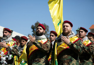 פעילי חיזבאללה (צילום: AFP via Getty Images)