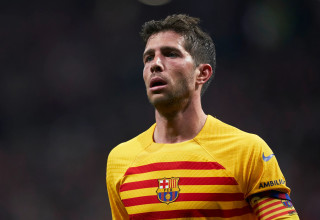 סרג'י רוברטו קפטן ברצלונה (צילום: GettyImages, Mateo Villalba)