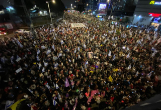 המחאה נגד הממשלה (צילום:  אבשלום ששוני)