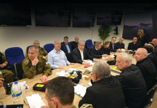 קבינט המלחמה אפריל 2024 (צילום: אריאל חרמוני משרד הביטחון)