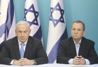 אהוד ברק ובנימין נתניהו ב-2012, צילום ארכיון  (צילום: מרים אלסטר פלאש 90)