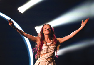 עדן גולן בגמר האירוויזיון (צילום: רויטרס)