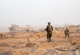 פעילות הכוחות בעזה (צילום:  דובר צה"ל)