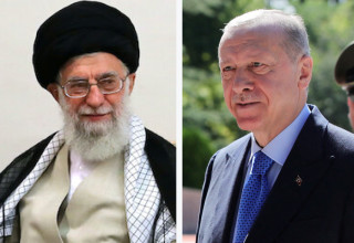 חמינאי, ארדואן (צילום: רויטרס)