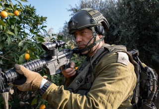 קצין במושב מרגליות מלחמת חרבות ברזל (צילום: מושב מרגליות)