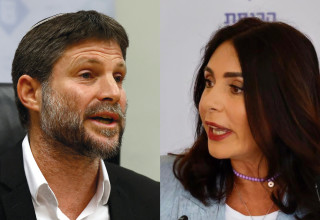 מירי רגב ובצלאל סמוטריץ' (צילום: מרק ישראל סלם,רויטרס)