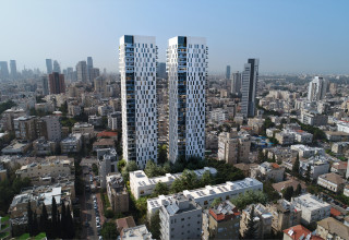 מתחם הלביא בגבעתיים קרסו נדל"ן  (צילום: אלכס לובימוב)