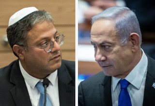 בנימין נתניהו, איתמר בן גביר (צילום: יונתן זינדל, פלאש 90)