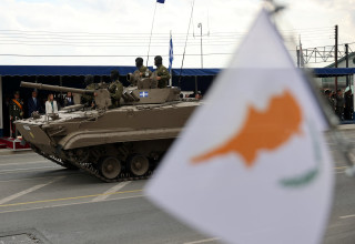 צבא קפריסין (צילום: REUTERS/Yiannis Kourtoglou)