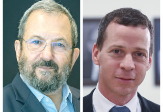 עמית סגל, אהוד ברק (צילום: מרק ישראל סלם,יוסי אלוני)