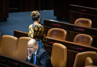 נפתלי בנט, עידית סילמן (צילום: יונתן זינדל, פלאש 90)