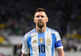 ליאונל מסי, קפטן נבחרת ארגנטינה (צילום: GettyImages, Logan Riely)