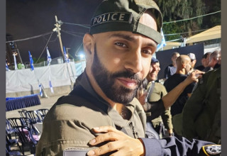 הצל מקבל דרגות פיקוד (צילום: פייסבוק)